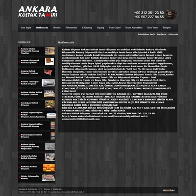 Ankara Koltuk Tamiri